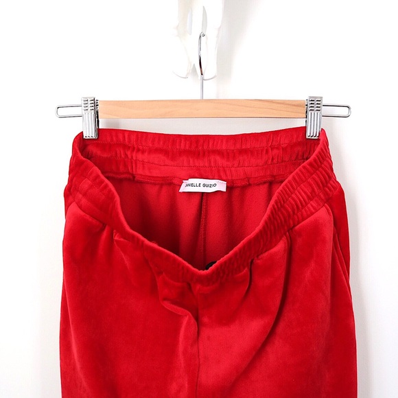 DANIELLE GUIZIO PT2 Velour Tracksuit in Red - Picture 6 of 8